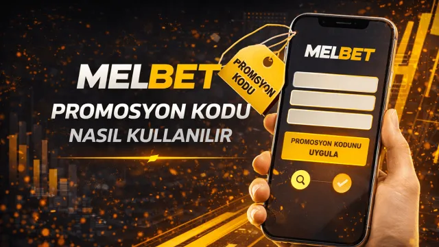 Melbet promosyon kodu giriş alanı ve bonus aktivasyon ekranı